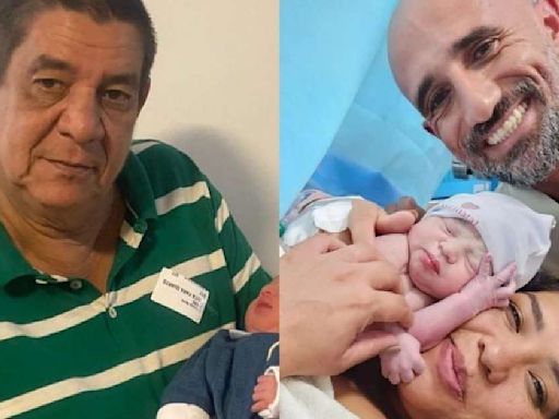 Zeca Pagodinho celebra o nascimento do sexto neto, Vittorio