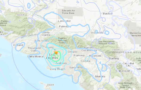 California rocked by 4.4 magnitude earthquake near Los Angeles