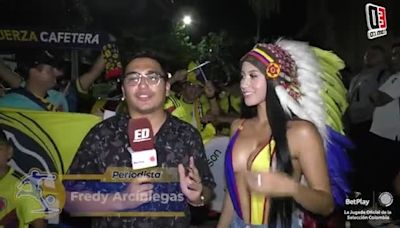 La aficionada viral de la Copa América: ¿Quién es "La India" de Colombia? - MarcaTV