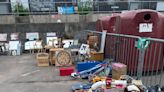 Tip site turned into pop-up shop selling rubbish