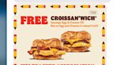 Burger King is offering free croissants for teachers in honor of teacher appreciation week - KVIA