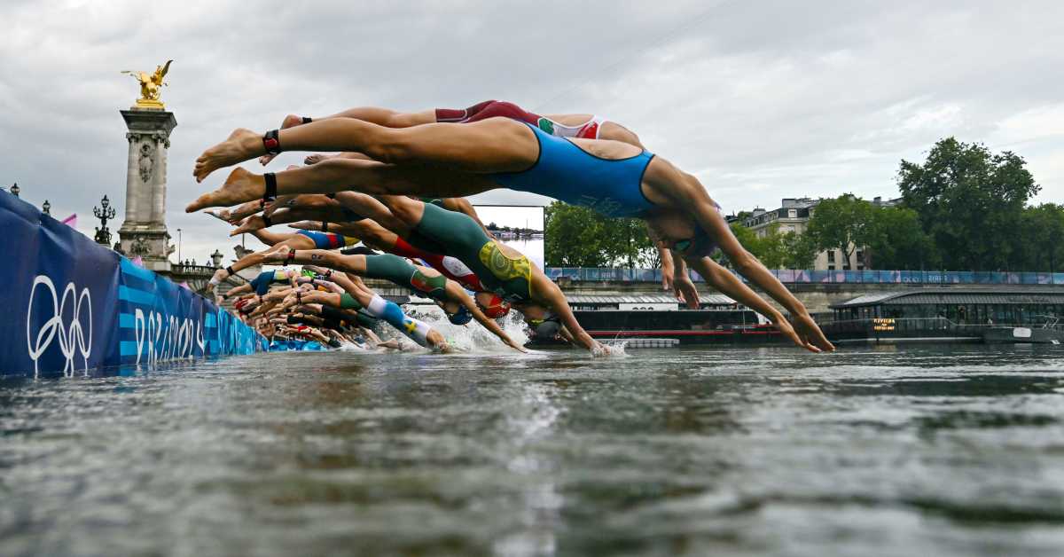 Fans React as Olympics Triathlon Takes to the Seine River Days After Water Quality Concerns