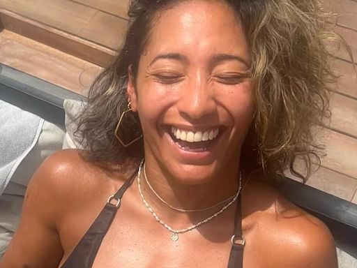 Strictly's Karen Hauer flaunts her incredible abs in a skimpy bikini