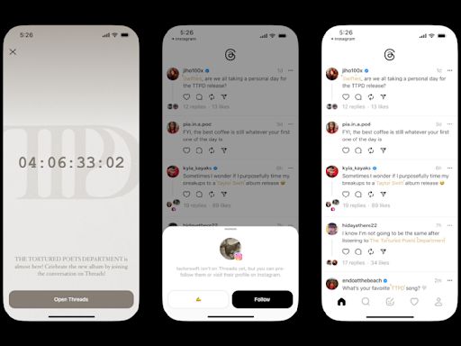 Surprise: Taylor Swift is joining Threads at the exact same time as her new album drop
