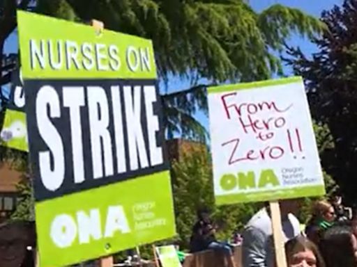 Providence Hospitals nurses strike begins in Oregon