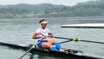 Rower Joanie Delgaco punches a ticket to Paris Olympic Games