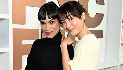 Rosario Dawson and Natasha Liu Bordizzo at Star Wars: Ahsoka FYC Event