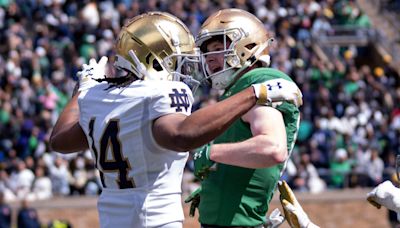 How Notre Dame's spring game showed Irish are on upward trajectory: Blue-Gold takeaways