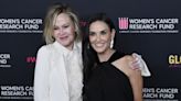 Demi Moore, Melanie Griffith reunite at cancer research benefit