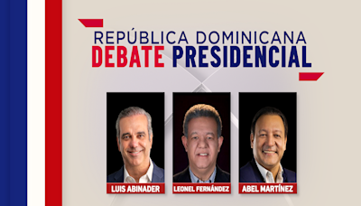 Debate presidencial en República Dominicana