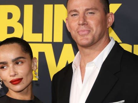 Zoë Kravitz Gushes Over Fiancé Channing Tatum At The Premiere Of 'Blink Twice'