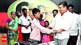 PTR gifts bicycle to boy in act of support and encouragement | Madurai News - Times of India