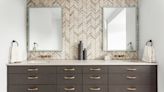 Woman Shares Tip That Makes Laying Herringbone Tile Pattern Much Easier