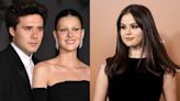 Selena Gomez posts photos cuddling with Brooklyn Beckham and Nicola Peltz and jokes they're in a 'throuple'