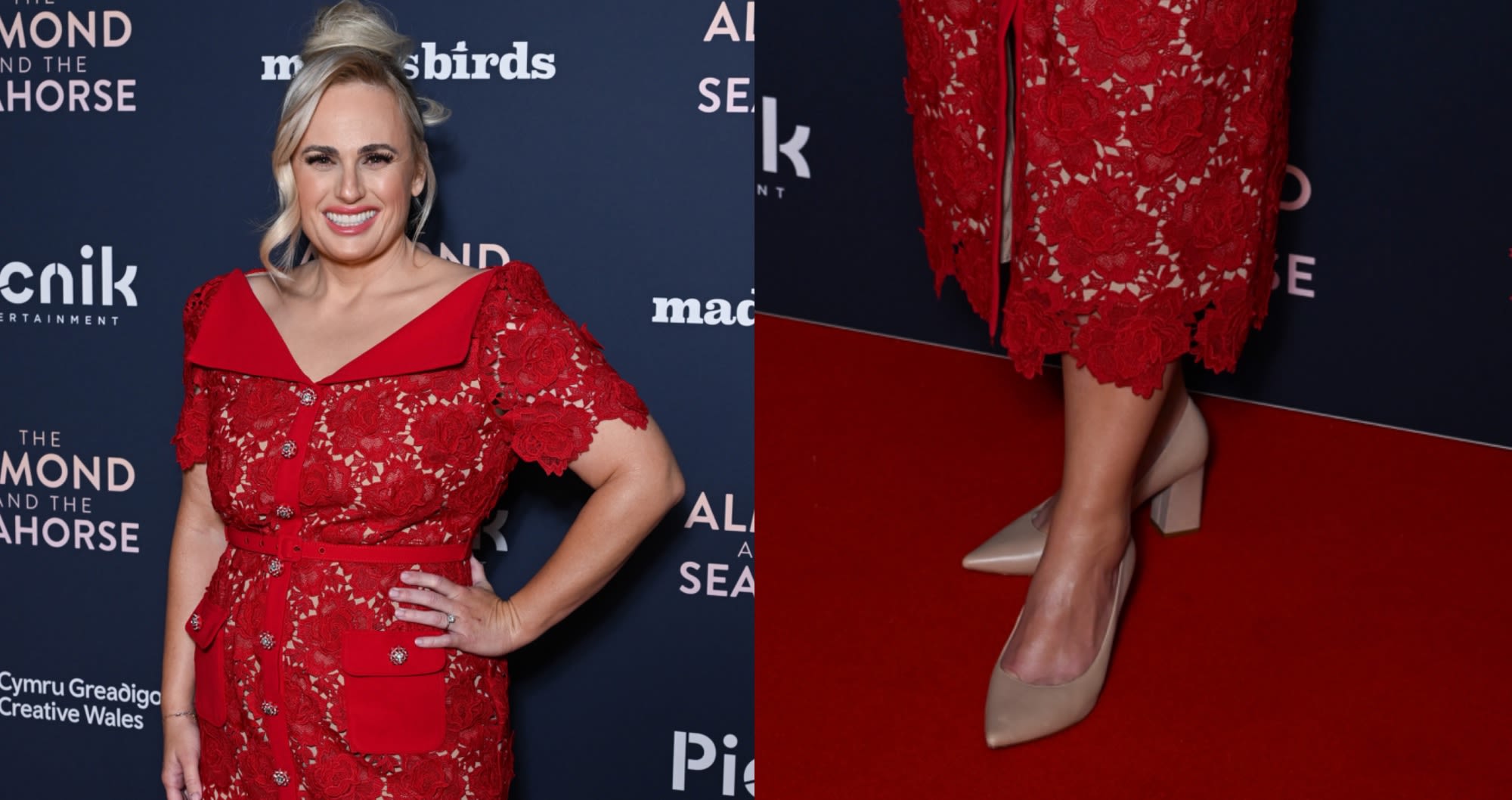 Rebel Wilson Pops in Chunky Heels for ‘The Almond and The Seahorse’ Premiere