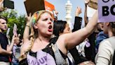 Emotions run high outside Supreme Court as demonstrators weigh future of abortion