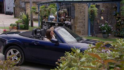 Emmerdale spoilers: Charity Dingle plays with fire as she takes Sarah for a joyride!