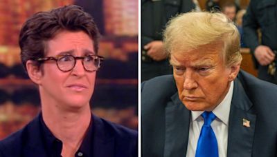 Rachel Maddow mocks Donald Trump trial on 'The View': "He's just a man and there's nobody here to support him, including his wife"