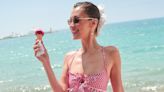 Bella Hadid Wears a Vintage Keffiyeh Sundress at Cannes