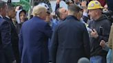 Former President Trump makes surprise campaign visit to Midtown construction site