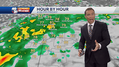 Rain chances get better as we move closer to the weekend