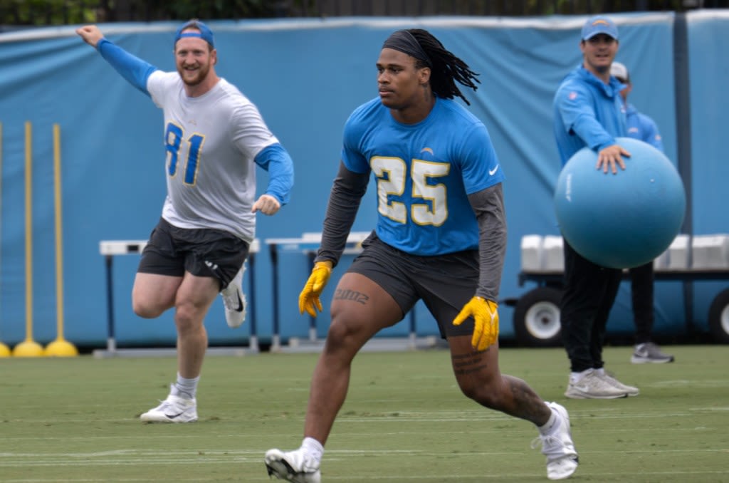 Chargers rookie Junior Colson rounding into form after appendectomy