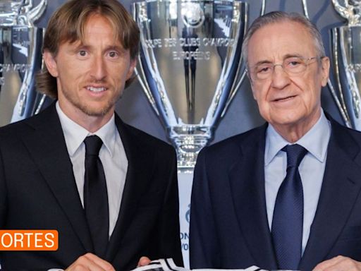Luka Modric firma por un año más con el Real Madrid