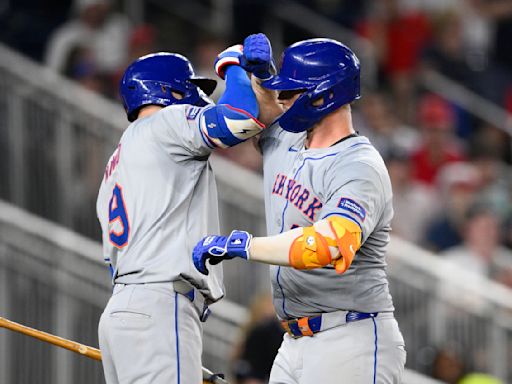 Pete Alonso and Harrison Bader homer to back David Peterson as the Mets beat the Nationals 6-3