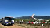 Two people injured after plane crash-lands into vineyard next to Santa Ynez Airport Wednesday