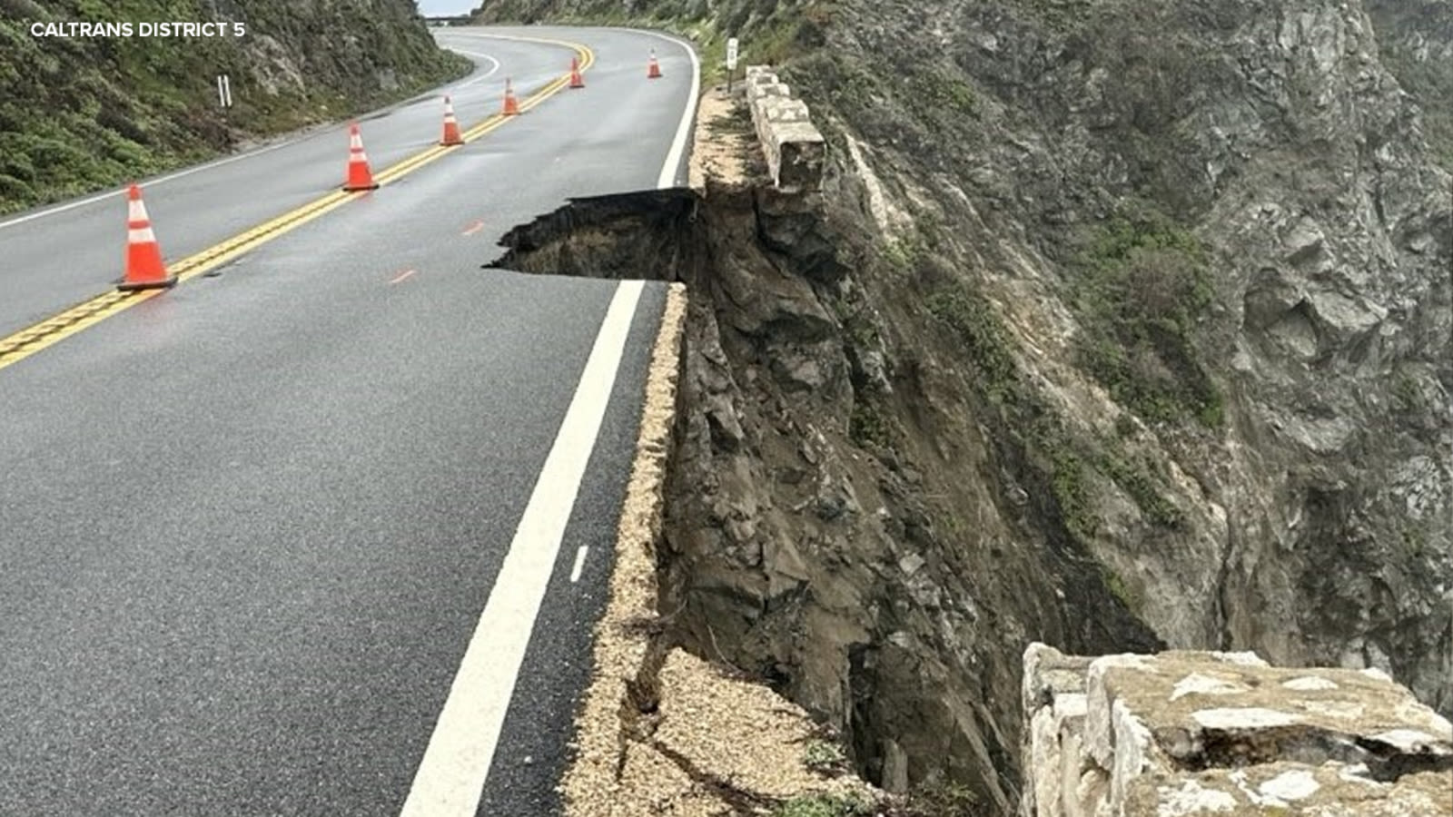 Hwy 1 in Big Sur to reopen ahead of schedule following road collapse in March, Gov. Newsom says