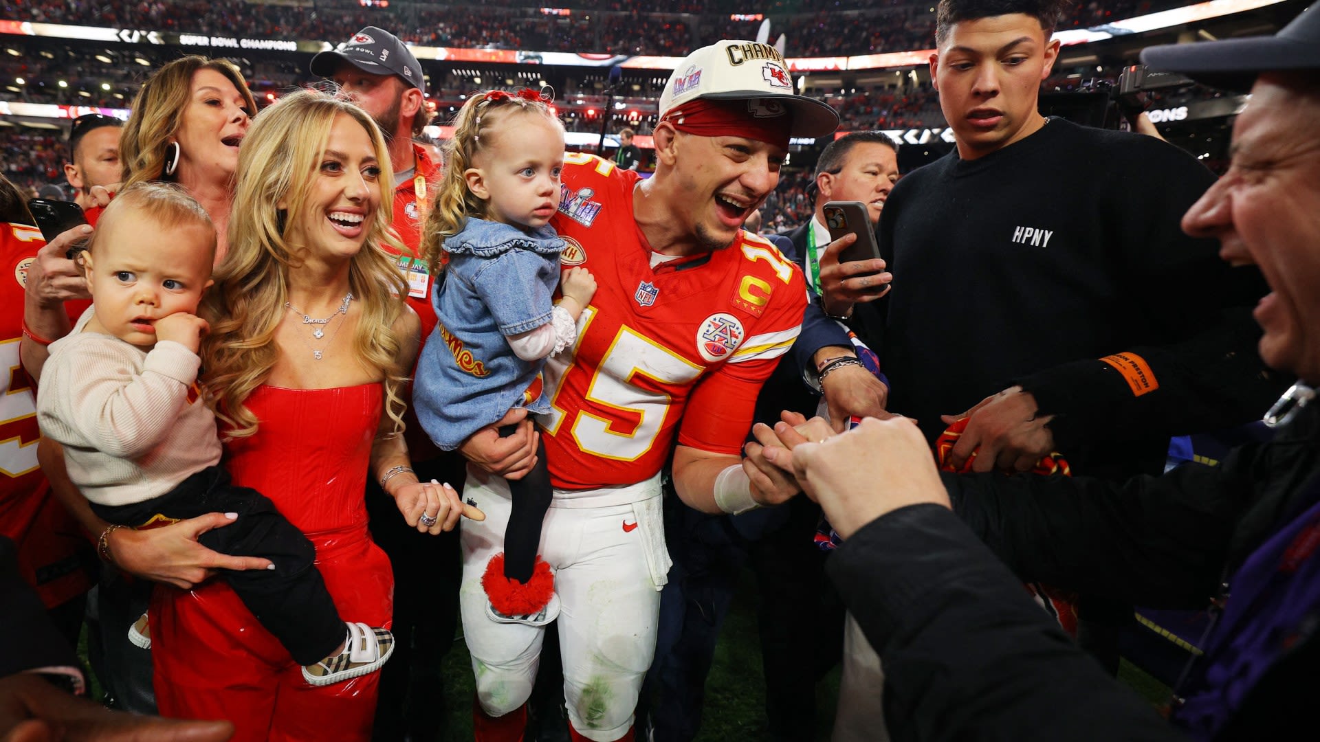 Mahomes' wife Brittany shares health update on 3-year-old daughter Sterling