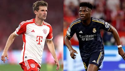 VIDEO: 'Listening to tactics for next game!' - Aurelien Tchouameni hilariously crashes Thomas Muller live TV interview after Real Madrid's Champions League draw with Bayern Munich