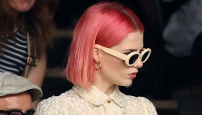 Lucy Boynton Just Debuted A Short Pink Bob For Wimbledon