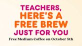 World Teachers' Day freebies: Dunkin honors educators with deal