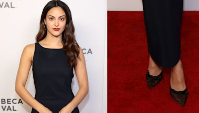 Camila Mendes Brings the Sheer Shoe Trend to the 2024 Tribeca Film Festival Red Carpet