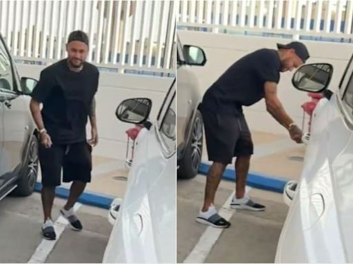 Neymar no se aguantó una broma de un compañero y su reacción dejó sin palabras a todos