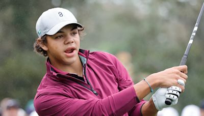 Charlie Woods tee times for US Junior Amateur at Oakland Hills Country Club