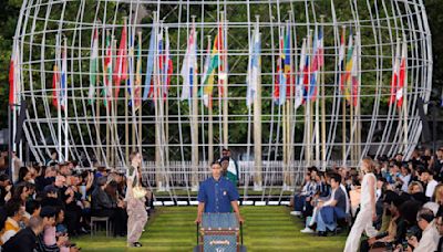 Pharrell at Louis Vuitton celebrates the diversity of human skin in Paris UNESCO show