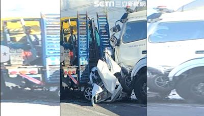 國道遭2大車夾殺！顧家2寶爸出差慘死…家屬悲泣：小女兒才2歲多