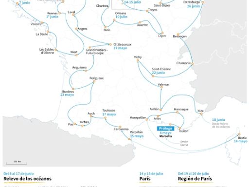 La llama olímpica empieza a recorrer Francia con un gesto hacia Ucrania