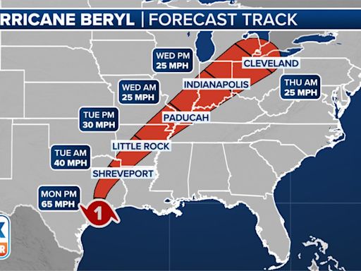 Beryl path tracker: Could hurricane remnants impact NYC this week?