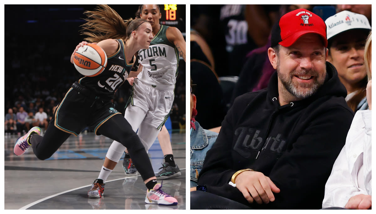 WNBA Star Sabrina Ionescu Wears Custom Nikes Designed by Jason Sudeikis — and You Can Buy a Pair