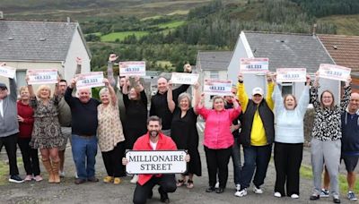 The street where neighbours have just won £1m