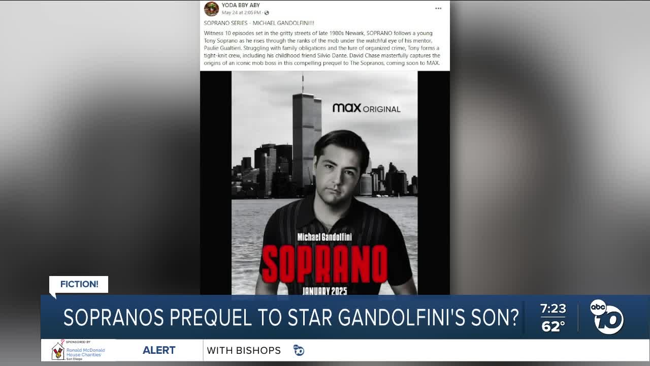 Fact or Fiction: Sopranos prequel to star Gandolfini's son?