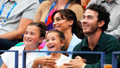 Kevin Jonas, Wife Danielle Bring Daughters Alena, Valentina to US Open