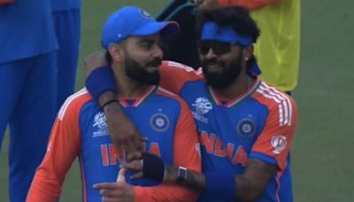 Virat Kohli, Hardik Pandya dubbed 'best buds' after wholesome moment steals the show during India vs Ireland T20WC match