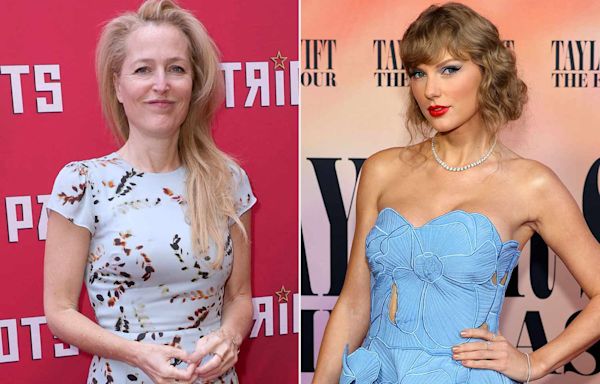 “X-Files”' Gillian Anderson Reminisces About Her Time in the FBI with Taylor Swift Meme