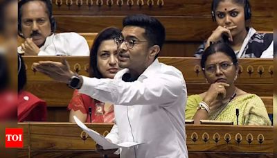 'Budget stands for ...': TMC's Abhishek stirs up big storm in Lok Sabha | India News - Times of India