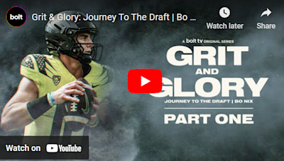 Watch the first episode of ‘Grit & Glory: Journey To The Draft’ featuring Bo Nix