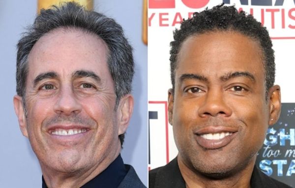 Jerry Seinfeld Spills On Ditched Plan For Chris Rock Oscars Slap Parody In 'Unfrosted'